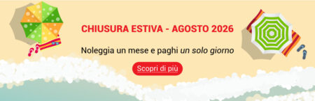 Noleggio atrezzatura Audio offert agosto